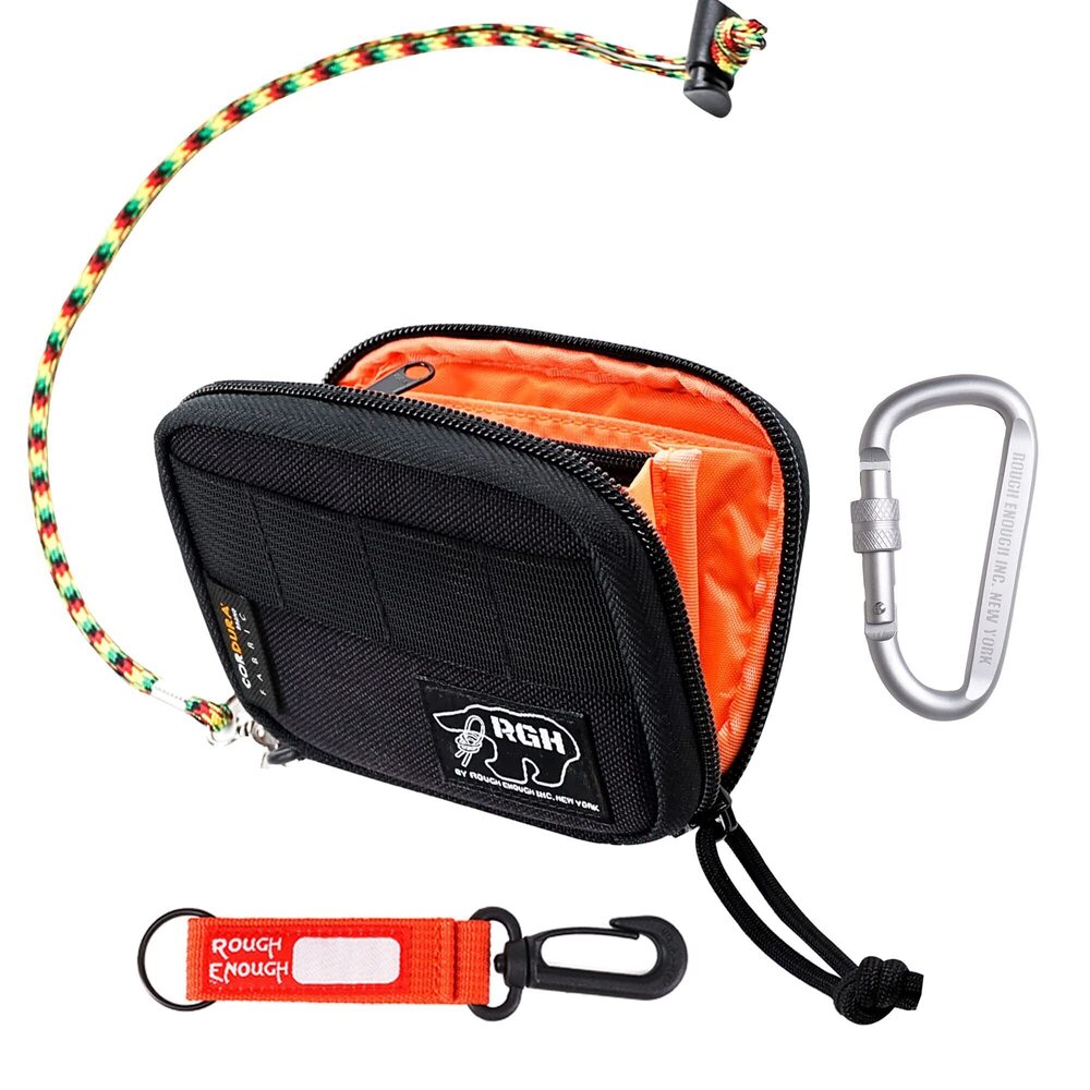 3494 Rough Enough Credit Card Holder Wallet Teen Boys with Neck Lanyard